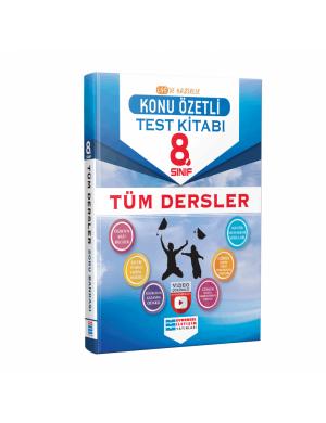 8.Sınıf LGS Tüm Dersler Konu Özetli Video Çözümlü Test Kitabı