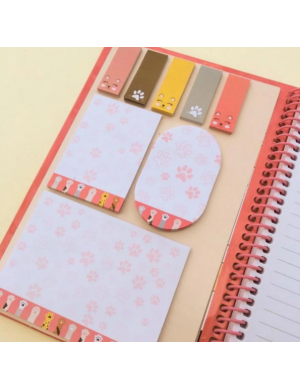 Pati Desenli Not Defteri Sticky Note Book